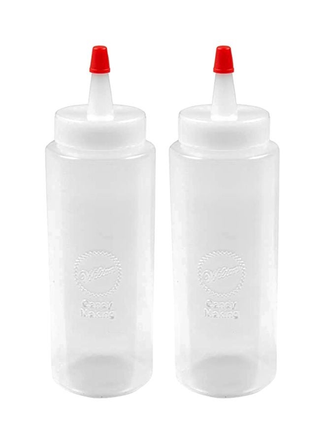 Wilton 2-Piece Mini Squeeze Bottles Clear